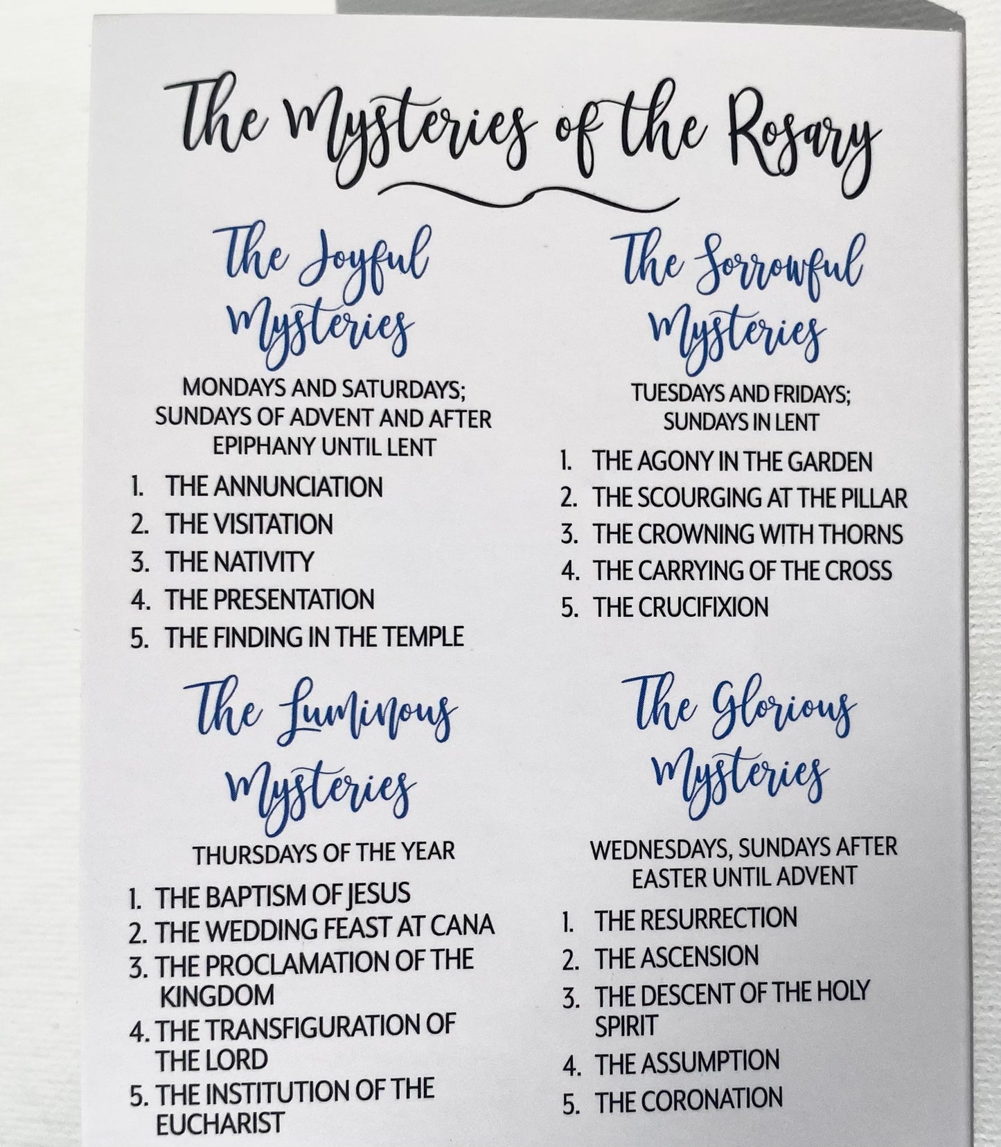 Children’s Colorful Rosary