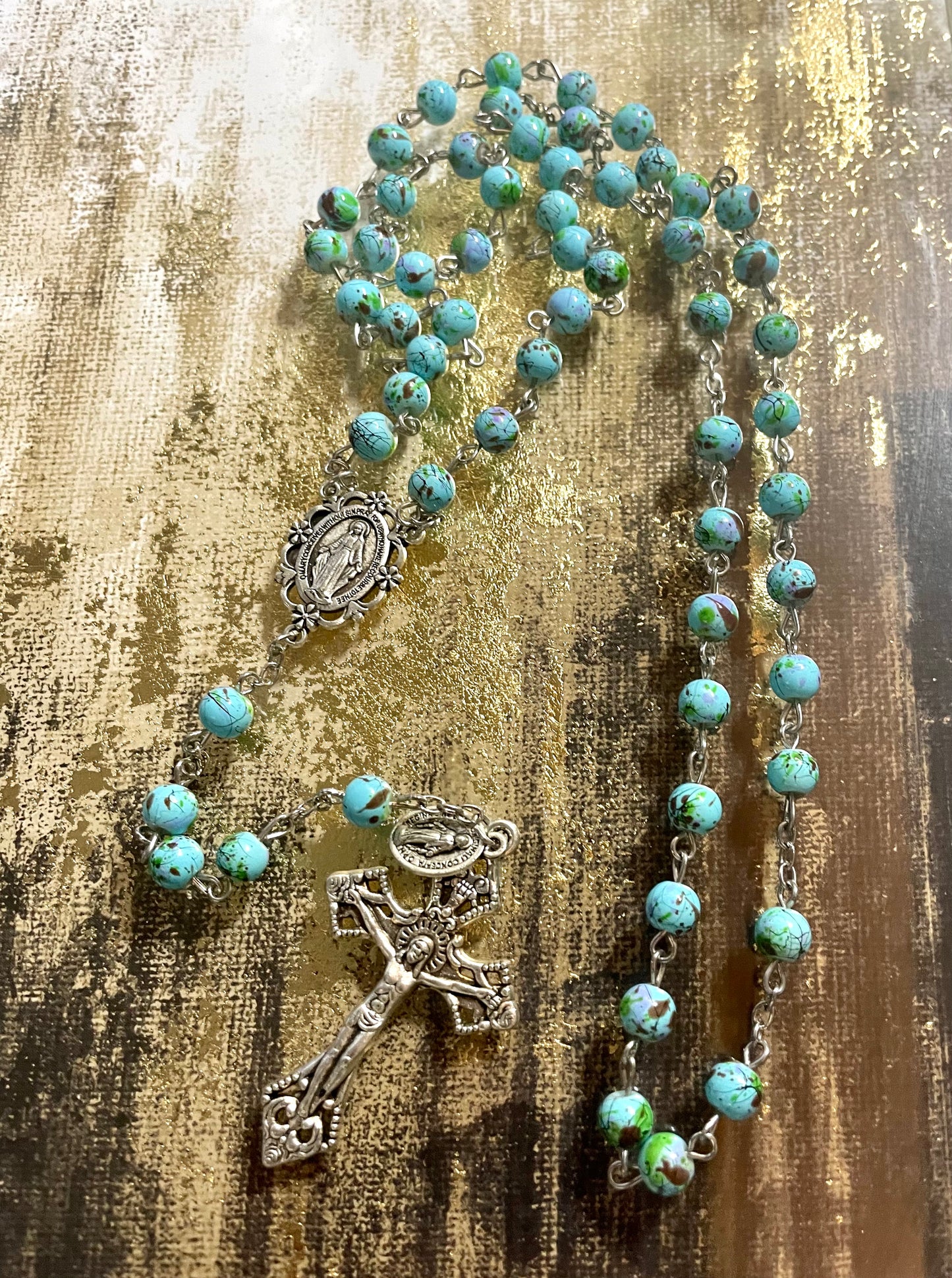 Miraculous Medal Rosary ￼