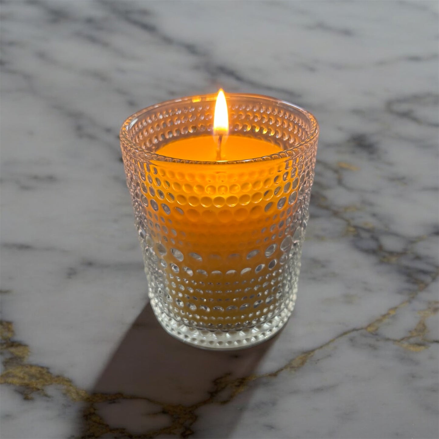 Beeswax Candle - Glass
