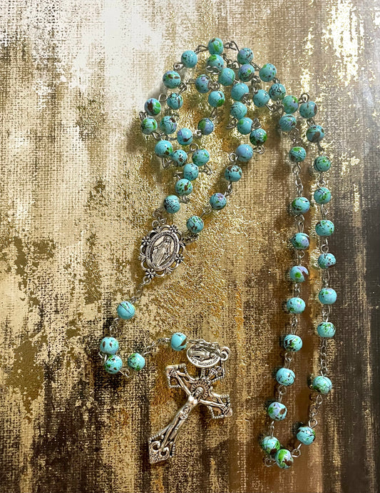 ￼ Turquoise Rosary