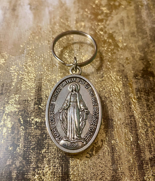 Miraculous Medal Keychain